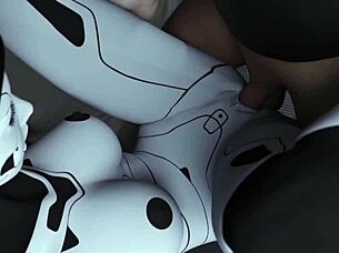 बस्टी AI सेक्स रोबोट गर्ल को फेसफक, क्रीमपाई और हार्ड एनल अनसेंसर्ड संकलन