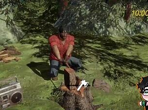 Metsuri, haluatko riisuutua ja runkata metsässä jouluksi?