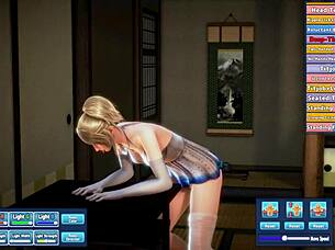 Plavolaska princesa jezdari kurca z intenzivnim užitkom