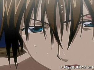 משרתת אנימה בבדסמ מקבלת זיון דילדו ודפיקה חזקה עם פטיש ציצים גדולים