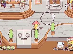 Futanari služi spermo kot posebno omako v restavraciji