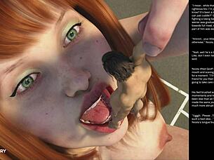 Big Apple Small 18+ χειρονομία επεισόδιο 26 σε 3D καρτούν σεξ