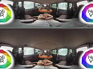 Je suis obsédé par l'audition de Daisy Lee sur Sexlikereal, chevauchant et suçant en 360VR à 60 fps !