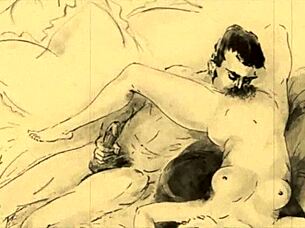 رسومات إيروتيكية كلاسيكية مع لمسة أنمي بخارية ساخنة