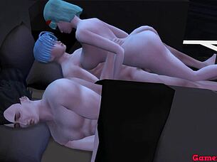 Bulma macecha a manželka ep 2 cucá nevlastnímu synovi, šuká se vedle manžela a líbí se jí tvrdě do prdele jako nevěrná děvka netorare