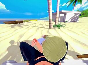 Marin Kitagawa dělá blowjob a anální sex s obřím ptákem v necenurovaném anime