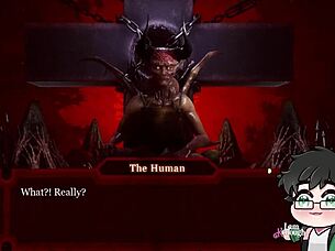 גיי משחק סקס עם השטן בגיהנום סצנת אנאל