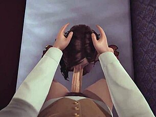 Witcher-seksi Yenneferin kanssa 3D-pornopelissä 4K 60fps 120fps? Hän kysyy innokkaasti.