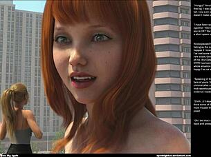 Big Apple Små Gester Episode 24: Intens 3D Tegneserie SEX