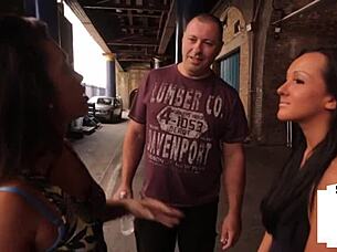 British CFNM Babes Humiliate Micro Penis Guy