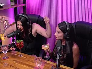 she licked her friend's pussy at the stadium