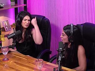 she licked her friend's pussy at the stadium