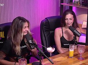 she licked her friend's pussy at the stadium