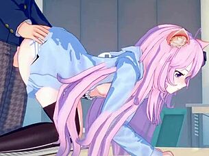 nyanners in 3d hentai sex scene