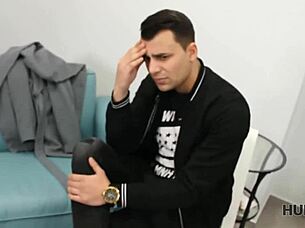 Cameraman meets teen couple in Prague, offers cash for sex