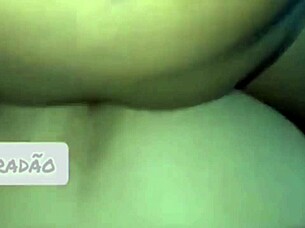 Latina amateur getting her hairy pussy fucked anally before drinking cum 😍