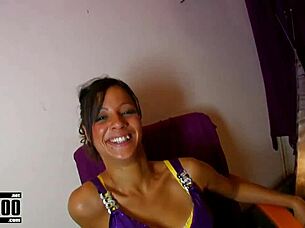 young french arab slut with great ass gets fucked hard and takes cumshot