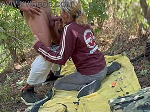 The Mountain Makes Us Horny - Spanish Amateur Couple