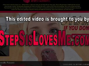 teen brunette stepsister gets hardcore pov fuck with cumshot in high definition