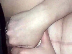 An amateur creates a homemade video at home