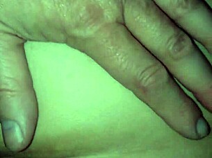 An amateur creates a homemade video at home