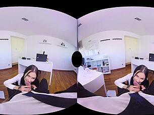 Virtualrealporn com presents the secretary in a 3D setting