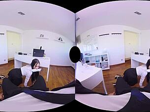 Virtualrealporn com presents the secretary in a 3D setting