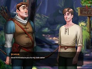 Boriss Cock Hardens for Myrtle's Big Boobs in Lingerie