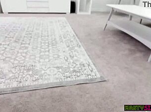 Nastysis Mae Milano Gives Intense Blowjob to Monster Cock in Bedroom Missionary Position