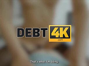 Debt4k drilling shaved pussy in pov sex with czech european.