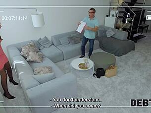 Debt4k drilling shaved pussy in pov sex with czech european.