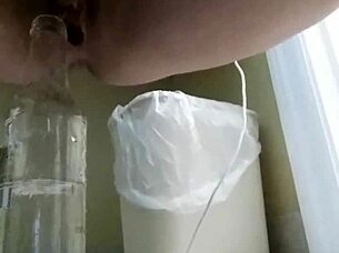 Bottle Play Turns Wild with Amateur Getting Naughty at Home.