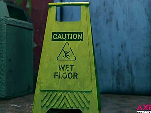 Damn! Tifa Lockhart Banged in Public Toilet!