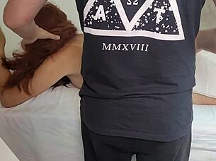 Redhead Masseuse Gives Creampie During Massage Fucking