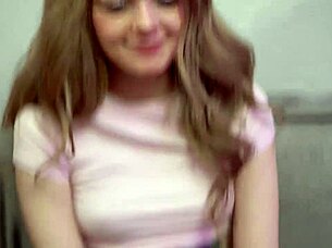 The stepcousin, a cute 18-19 yo teen, masturbates in her room, imagining a blowjob and getting bent over in doggystyle