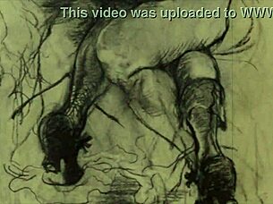 vintage erotic art from retro anime and cartoon collections