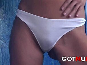 Hot milf masturbates solo with toys