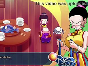 Chi Chi Gives Roshi A Handjob In Kame Paradise 2