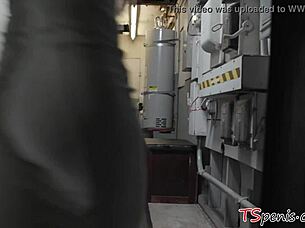 Want to see trans bride Aubrey Kate get her ass fucked hard?