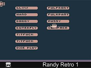 randy retro game with nude characters