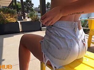 incredibly beautiful girlfriend gets fingered fucked and creampied