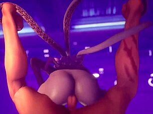 Huntress Fucks Captain In Hentai