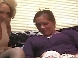 She Loves Licking Up And Down My Silky Thighs!