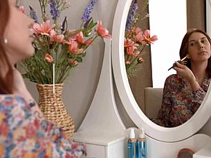 Misha Murkovski Blows And Fucks Redhead Teen Near Makeup Mirror