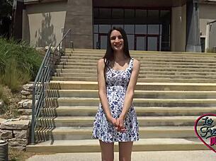 Candie Coquine, the brunette, realizes her fantasies