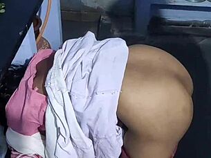 real couple fucking doggy in kitchen, so hot