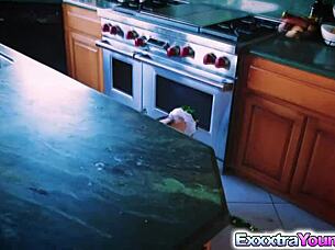 Tiny Lucie Cline FUCKS Massive Cock