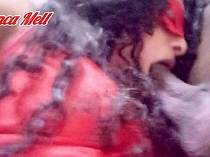 Filmed Giving Blowjob To Husband, Latina's Big Ass Shines.