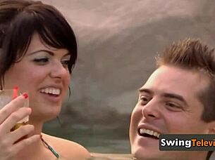 interviewer welcomes american couples for swingers group reality show casting.