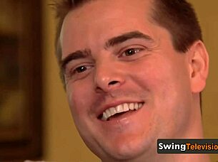 interviewer welcomes american couples for swingers group reality show casting.